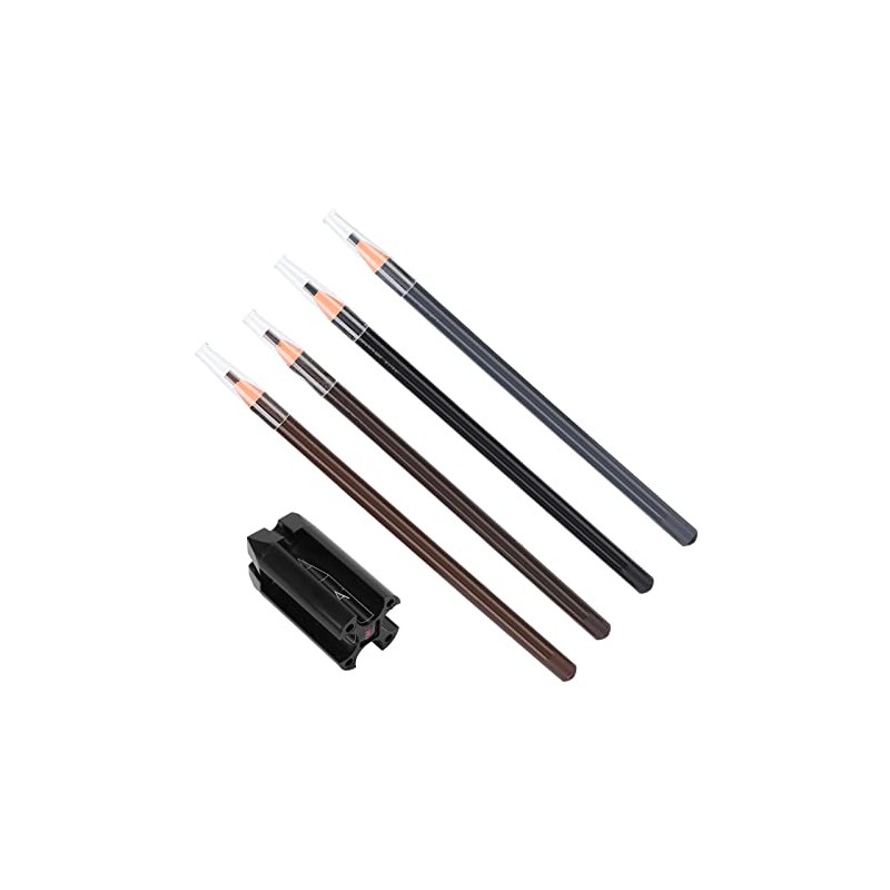Eyeliner Eyebrow Pencil Set, Eyebrow Pencil Sharpener Professional Salon Makeup