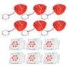 6pcs Cardiopulmonary Resuscitation Face Shield Portable Hygienic Pocket Facial Cover