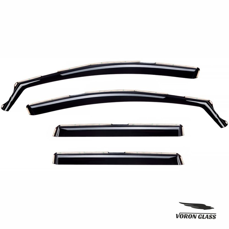 Voron Glass in-Channel Extra Durable Rain Guards for Honda CR-V