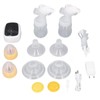 Electric Double Breastfeeding Pump 5 Levels Suction Less Noise Rechargeable