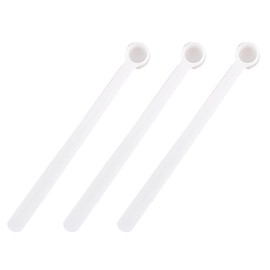 30 Pieces 250 Milligram Mini Measuring Spoons Micro 1/20 Teaspoon Micro Scoops Mini Scoops Measuring Spoons Tiny Scoops for Measuring Cosmetics Powders Seasoning, White