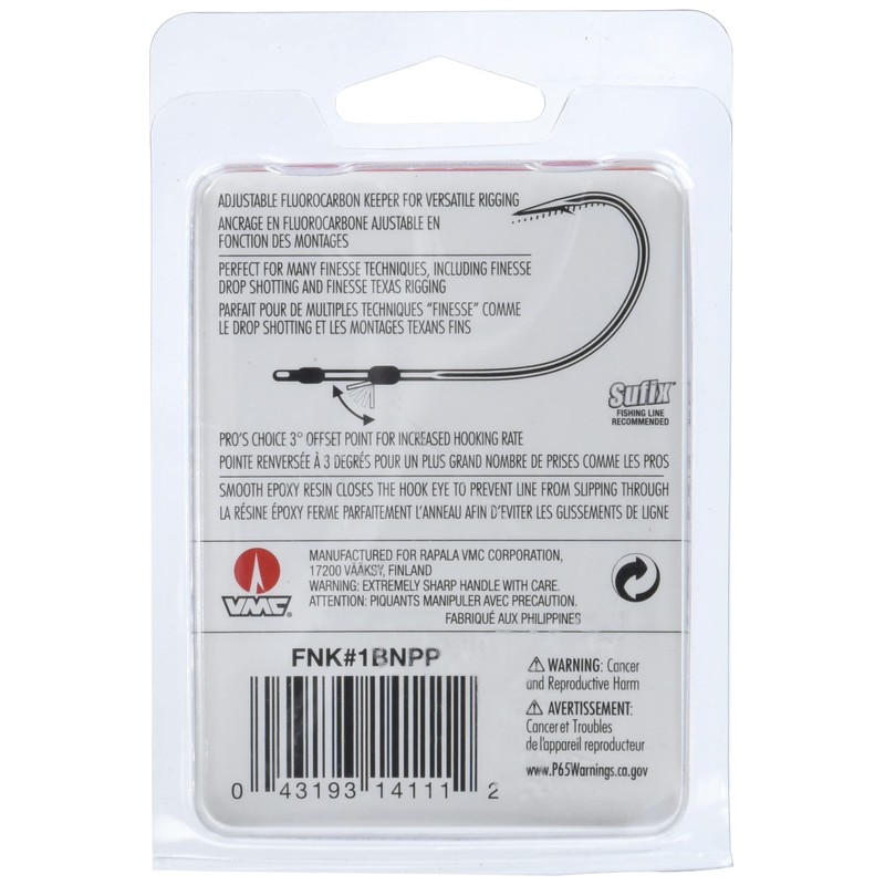 Finesse Neko Hook Black Nickel #1
