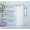 HOMVIVA® All Solid Metal 3-Way Shower Arm Diverter Valve with