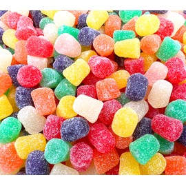 Spice Gum Drops Candy | 3 Pound Bag | Assorted Colorful Chewy Treats