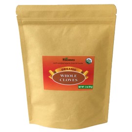 Heawans Hand Picked Premium Grade Organic Whole Cloves 2 oz, Packed form a USDA certified farm