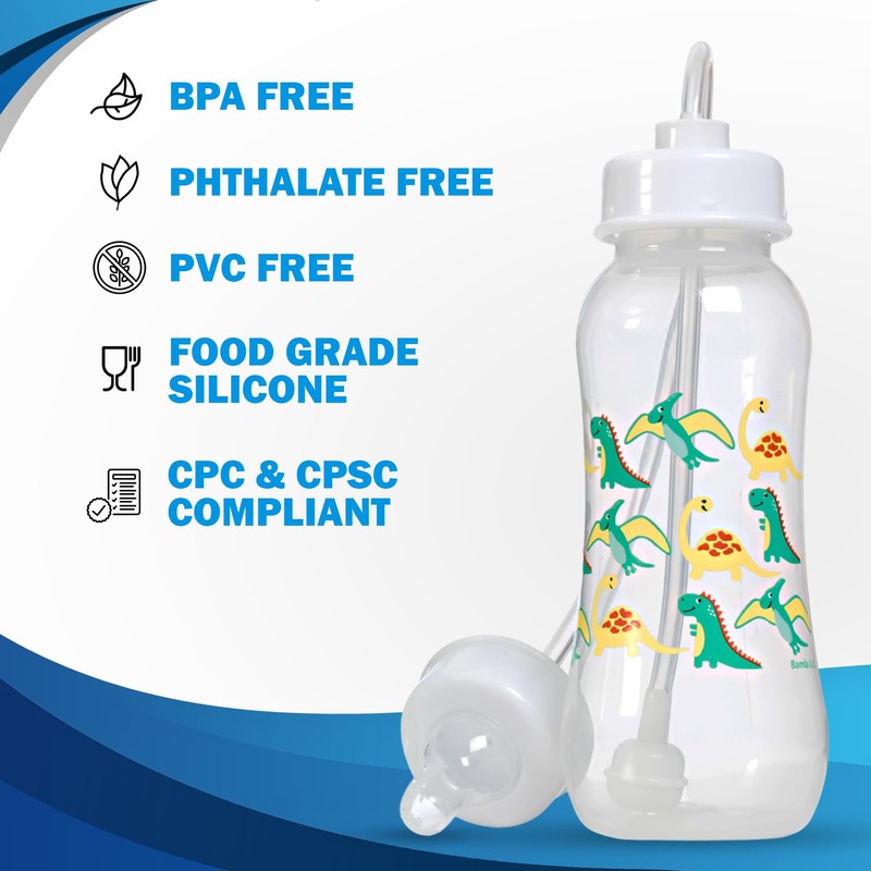 Hands-Free Baby Bottle - Anti-Colic Self Feeding Baby Bottle System