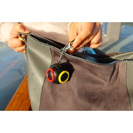 Meffer's Mini Creative Ball Keychain, Brain Teaser Puzzle for Adults and Kids, Fidget Toy, Stress Relief Puzzle Ball on Key Ring