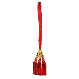 Women's Patiala Shahi Paranda/Parandi Traditional Hair Hair Extension/Choti (Color-Red) Pack of 1