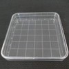 Scicalife 10 Sets Square Petri Dish with Lids, Plastic Material,