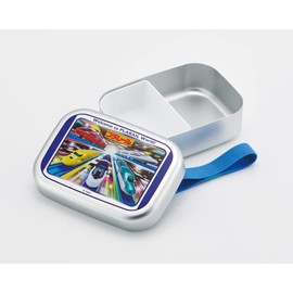 Skater ALB5NV-A Plarail 23 Aluminum Bento Box, 12.5 fl oz (370 ml), Made of Aluminum, Compatible with Heat Insulation Chest for Kids, Boys, Made in Japan