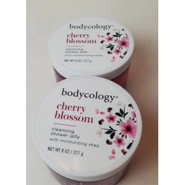 Bodycology Cherry Blossom Cleansing Shower Jelly Lot of 2 NEW