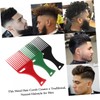 Healeved 3pcs Plastic Hair Pick Comb for Afro Curly Hair