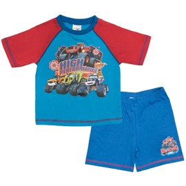 Blaze And The Monster Machines Boys Short Pyjamas Pjs High 18-24