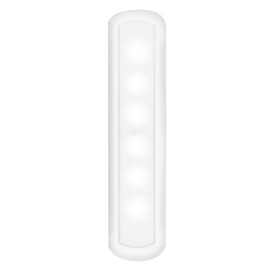 Ecolight LED Battery-Operated Bar Light - White, RGB Color Changing or 4000K White, Tap on/Off, auto Off Timer, dimmable, 80 Lumens Each with IR Remote