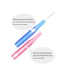 60Pcs Interdental Brush Floss Interdental Cleaning Brush with PP Handle