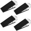 WUFANC Pack of 2 Door Wedge Rubber, Stackable Door Stopper,