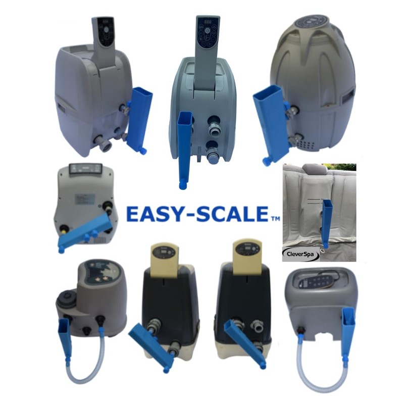 EASY-SCALE (TM) Hot Tub Descaling Kit - Prevent and Fix