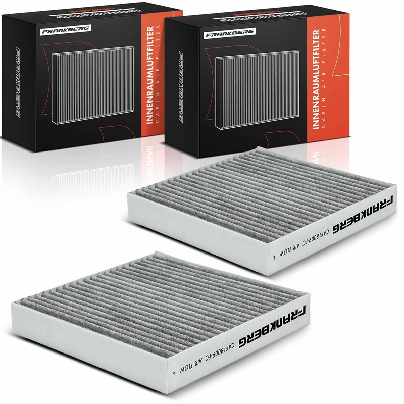 Frankberg 2x Cabin Air Filter Pollen Filter with Activated Carbon