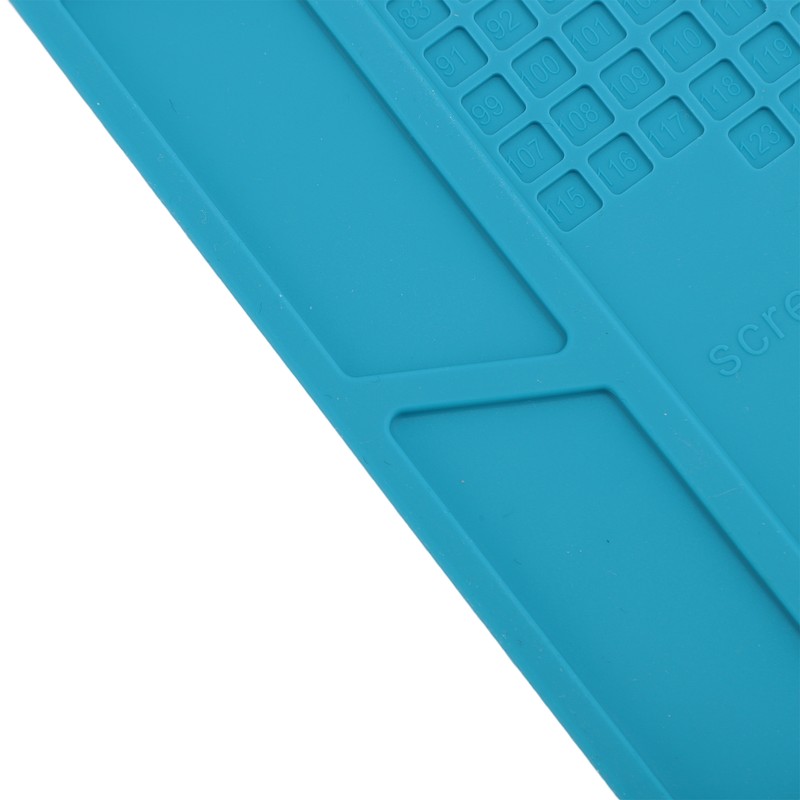 Silicone Soldering Mat with 25cm Scale Prevent Slipping Watch Repair