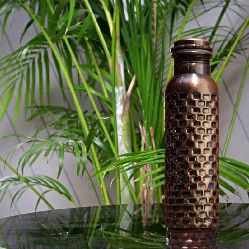 Copper Water Bottle Ayurveda Pure Copper Water Bottle for Drinking