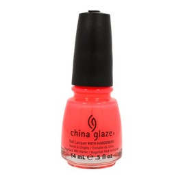 China Glaze Clay Nail Polish Lacquer Professional Salon SHELL-O Red Orange 81319