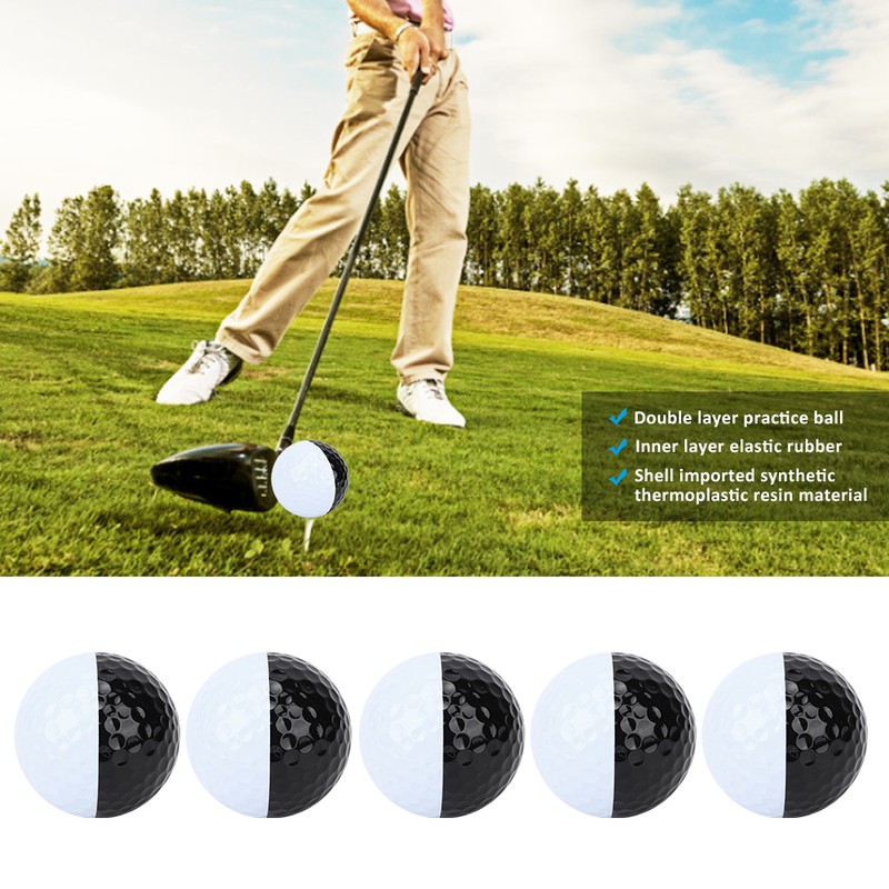 5PCS Two Colors Black White Putter Aiming Line Double Layer