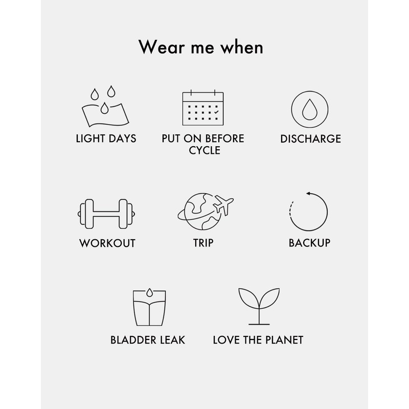 STRAWBERRY WEEKS LEAKPROOF2.0 Seamless Bikini Period Underwear for Women |