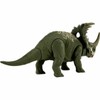 JURASSIC WORLD SOUND STRIKE MEDIUM SIZE TRICERATOPS FIGURE *DISTRESSED PKG