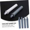 KICHOUSE 8pcs Door Stopper Door Shield Buffer Dark Gray Prevents
