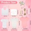 60/110/220 Pcs DIY Baby Bibs Bodysuit Set Baby Shower Game