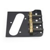 DIAO79NI TL 3-Sided Modern Guitar Bridge/Compensated Brass Saddles & Cut
