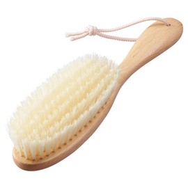 Nakata Hanger Clothes Brush Hog Bristle Hair Natural Made in Japan