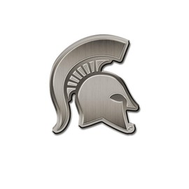 Rico AEM220101 Michigan State Antique Nickel Auto Emblem