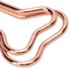 100pcs Shaped Paper Clips Electroplating Rose Gold Series Metal Portable