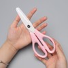 Pink Ceramic Scissors 8" Kitchen Scissors Blade Metal Free Lab