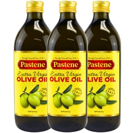 Pastene Extra Virgin Olive Oil, 1 Liter (3 Pack)