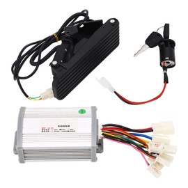 36V 800W Electric Brushed Controller,Motor Controller with Throttle Pedal for Electric Bike Motorcycle Tricycle