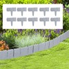 Haushalt International Flower Bed Border Approx. 2.5 Metres Plastic Lawn