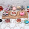 50pcs 4x4x2 Inch Plastic Clear Pastry Boxes - Cookies, Doughnuts,