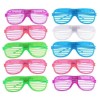 ABC Trading 12 pcs Shutter Flashing Eyeglasses Shade LED Light