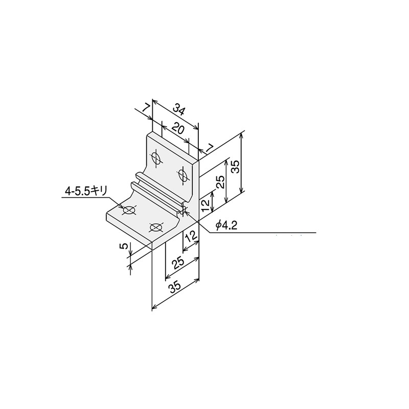 SUS (esuyuuesu) Hard Bracket SS 2040 SFJ – N02 (Pack)