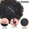 AISI QUEENS Afro Puff Drawstring Ponytail for Black Women, Black