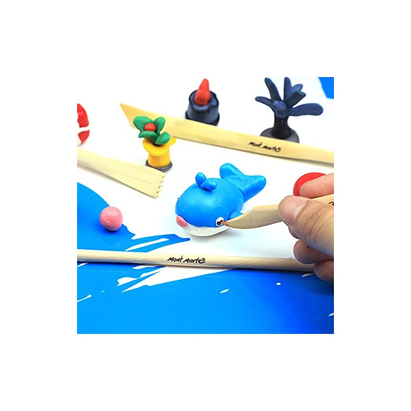 Mont Marte Make n Bake Polymer Clay, Black, 400 g