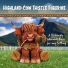 Nemesis Now Highland Thistle Highland Thistle Cow Figurine, Resin, Brown,