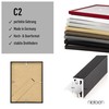 NIELSEN Matt Black Aluminum Brushed C2 Picture Frame (24 x