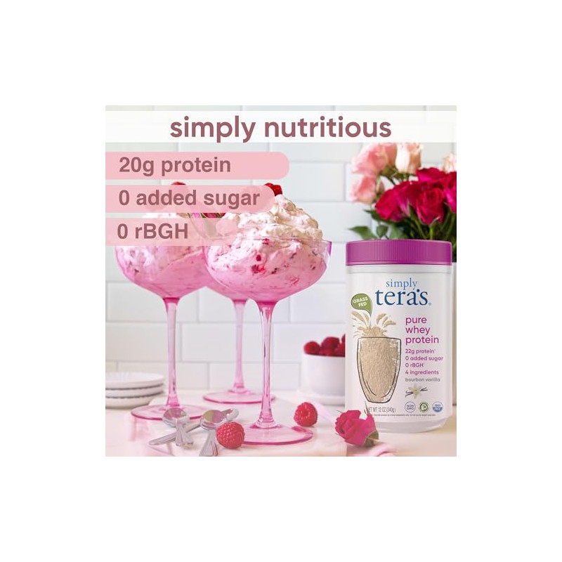 teraswhey Protein, Bourbon Vanilla, 12 oz