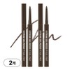 Clio Extreme Gelpresso Pencil Liner 0.35g, 001 Black Brown, 2 pieces / 클리오 익스트림 젤프레소 펜슬 라이너 0.35g, 001 블랙브라운, 2개