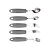 5pcs Bendable Adaptive Utensils Weighted Easy Grip Stainless Steel Special