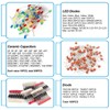 MELIFE 1400Pcs Basic Electronics Component Assortment Kit, Electrolytic Capacitor, Ceramic