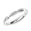 Sterling Silver 2.5mm Petite Twisted Vine Simulated Diamond Ring Wedding